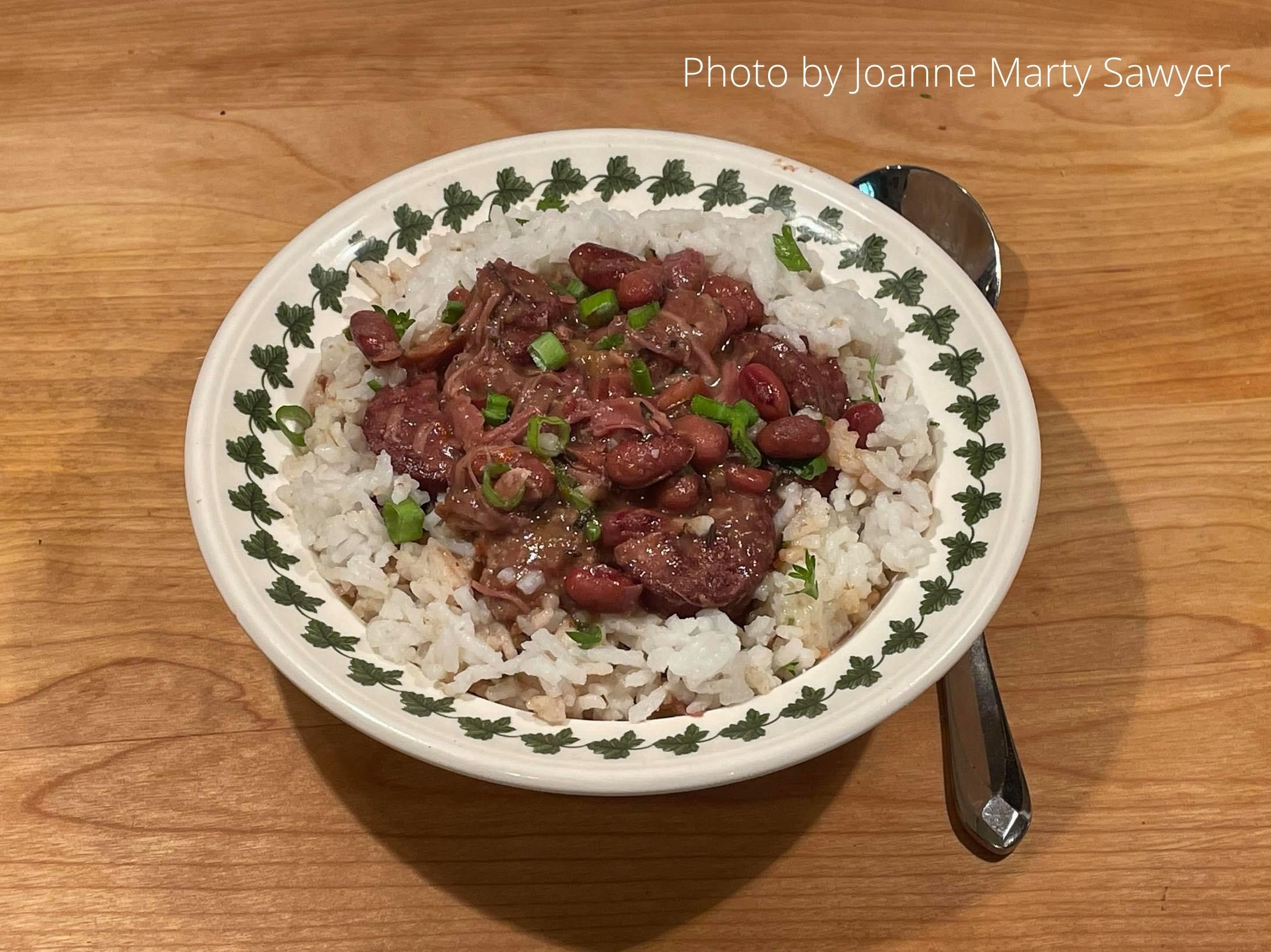 Making Zatarain's Red Beans and rice with Chicken added 